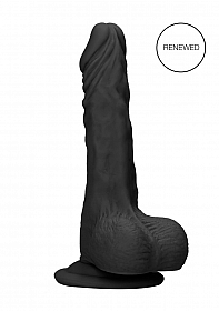 Dong with testicles 9'' / 23 cm - Black