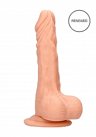 Dong with testicles 9'' / 23 cm - Flesh