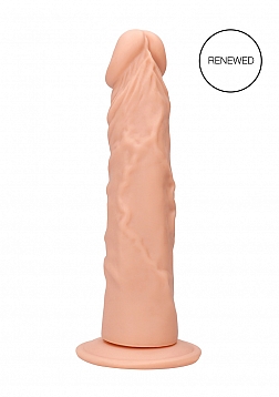 Realistic Dildo - 7" - 17 cm - Flesh..