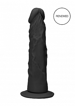 Realistic Dildo - 8" - 20 cm - Black..