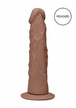 Realistic Dildo - 8" - 20 cm - Tan..