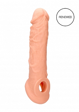 Penis Extender with Rings - 8" - 21 cm - Flesh..