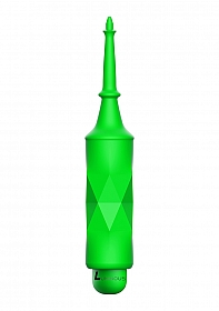 Circe - ABS Bullet With Silicone Sleeve - 10-Speeds - Green