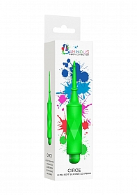 Circe - ABS Bullet With Silicone Sleeve - 10-Speeds - Green..