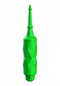 Circe - ABS Bullet With Silicone Sleeve - 10-Speeds - Green..