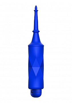 Circe - ABS Bullet With Silicone Sleeve - 10-Speeds - Royal Blue..