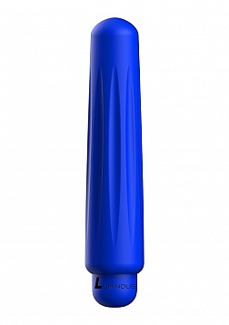 Delia - ABS Bullet With Silicone Sleeve - 10-Speeds - Royal Blue..