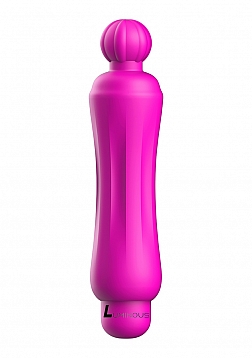 Demi - ABS Bullet With Silicone Sleeve - 10-Speeds - Fuchsia..