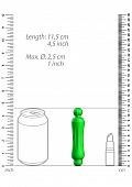Demi - ABS Bullet With Silicone Sleeve - 10-Speeds - Green..
