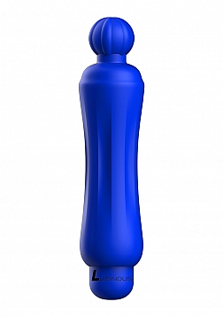 Demi - ABS Bullet With Silicone Sleeve - 10-Speeds - Royal Blue..