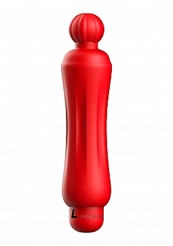 Demi - ABS Bullet With Silicone Sleeve - 10-Speeds - Red..