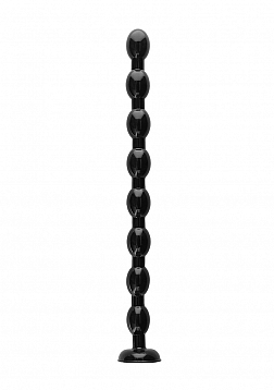 Ass Snake Beaded Dildo - 50 cm - Black..