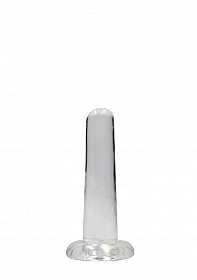 Realrock Crystal Clear 5'' / 13cm Non Realistic Dildo With Suction Cup - Transparent..