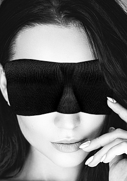 Satin Curvy Eye Mask - With Elastic Straps..