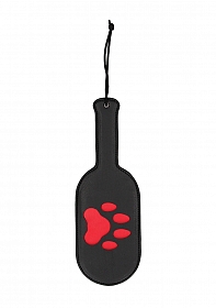 Puppy Play Paw Paddle Black/Red..