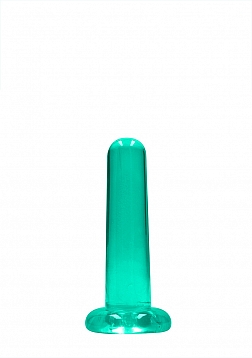 Realrock Crystal Clear 5'' / 13cm Non Realistic Dildo With Suction Cup - Turquoise