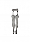 Suspender Rhinestone Pantyhose - One Size