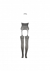 Strappy Suspender Bodystocking - One Size