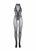 Fishnet and Lace Bodystocking - One Size
