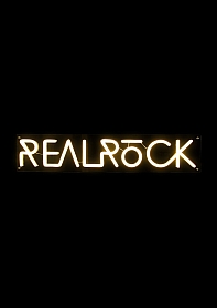 RealRock - Neon Box Sign - Warm White