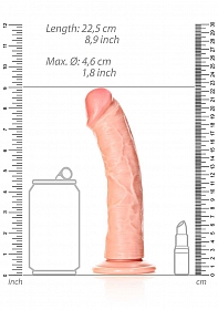 Curved Realistic Dildo with Suction Cup - 8\