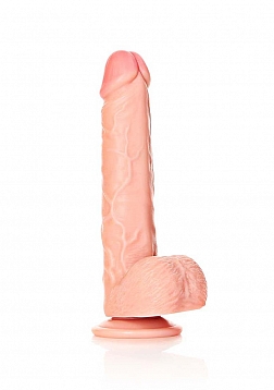 7 " Cock With Balls - Regular Straight - Flesh..