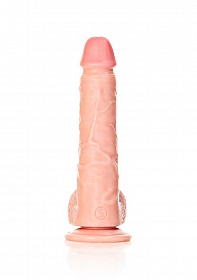 Straight Realistic Dildo with Balls and Suction Cup - 7\