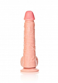 Straight Realistic Dildo with Balls and Suction Cup - 9\