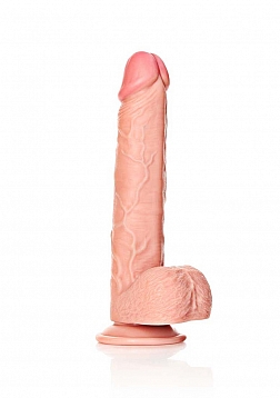 11 " Cock With Balls - Regular Straight - Flesh..