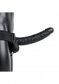 Hollow Strap-On with Balls - 9" / 23 cm