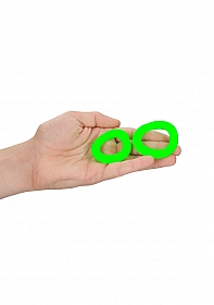 Cockring Set - Glow in the Dark - 2 Pieces