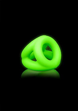 Cock Ring & Ball Strap - Glow in the Dark..