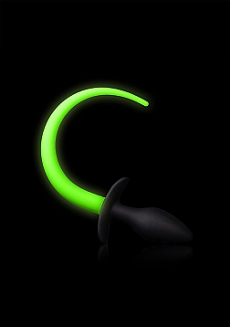 Puppy Tail Plug - Glow in the Dark..