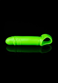 Smooth Stretchy Penis Sleeve - Glow in the Dark..