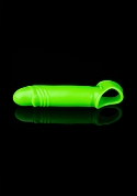 Smooth Stretchy Penis Sleeve - Glow in the Dark..