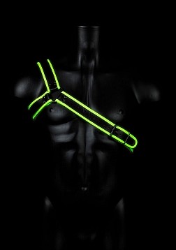 Gladiator Harness - Glow in the Dark - S/M..