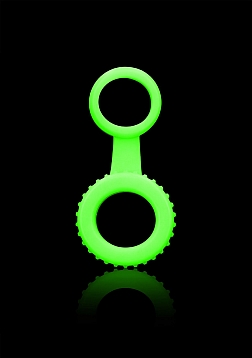 Cock Ring & Ball Strap - Glow in the Dark..