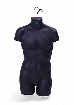 Ouch! GITD Mannequin Full Body Male - Black..