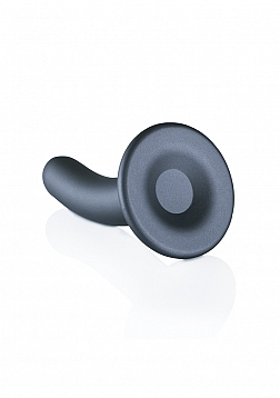 Ouch! - Smooth G-Spot Dildo - 5\'\' / 12 cm - Gun Metal