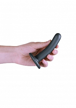 Ouch! - Smooth G-Spot Dildo - 5\'\' / 12 cm - Gun Metal