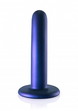 Ouch! - Smooth G-Spot Dildo - 5\'\' / 12 cm - Metallic Blue