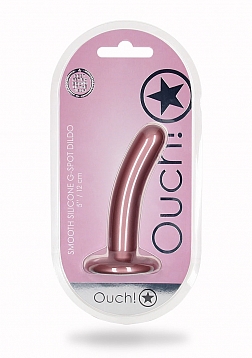 Ouch! - Smooth G-Spot Dildo - 5\'\' / 12 cm - Rose Gold