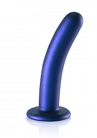 Smooth G-Spot Dildo - 6'' / 14,5 cm - Metallic Blue..