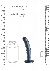 Beaded Silicone G-Spot Dildo - 5\'\' / 13 cm