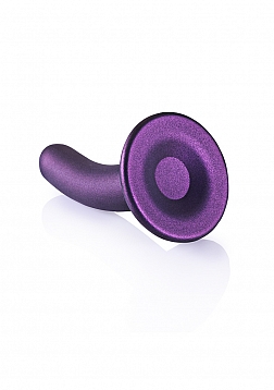 Ouch! - Smooth G-Spot Dildo - 5\'\' / 12 cm - Metallic Purple