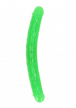 15" Inch Double Dong Glow in the Dark Neon - Green..