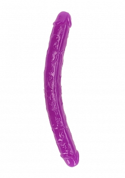 15" Inch Double Dong Glow in the Dark Neon - Purple..