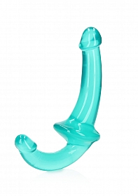 6" Strapless Strap-On - Turquoise..