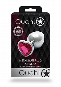 Heart Gem Butt Plug - Medium 