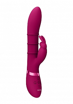 Up & Down Stimulating Rings, Vibrating G-Spot Rabbit - Pink..